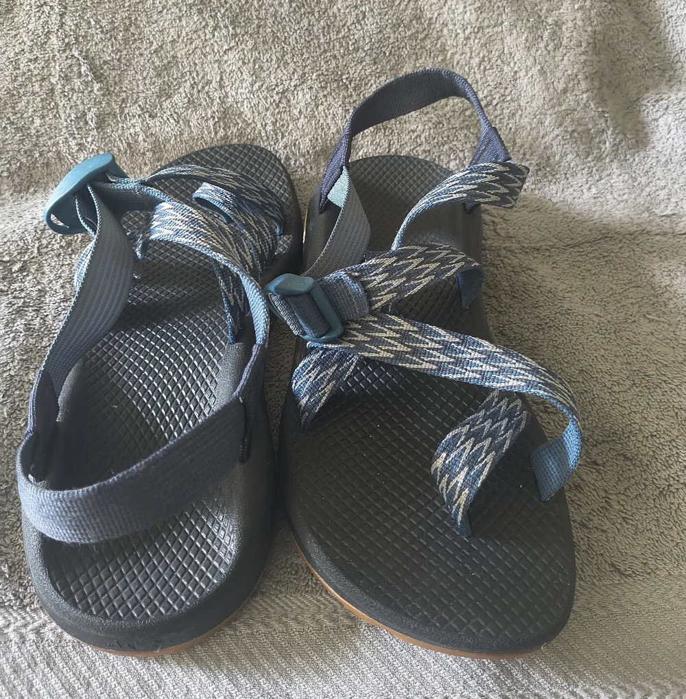 Chaco Womens Sandals Blue White Size 9 Activewear - Picture 4 of 12